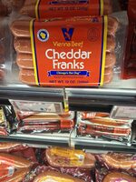 Vienna cheddar franks