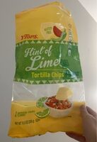 Hint of lime tortilla chips