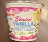 Vanilla blended lowfat yogurt
