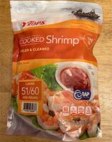 Cooked shrimp
