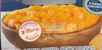 Yellow cling diced peaches in naturally peach