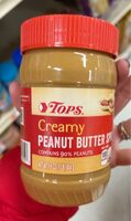 Creamy peanut butter spread