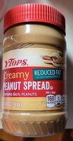 Reduced fat creamy peanut spread