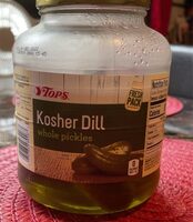 Kosher dill whole pickles