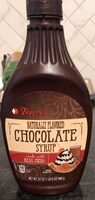 Chocolate flavored syrup