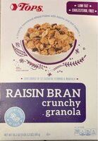 Crunchy granola raisin bran flakes with oats & honey clusters
