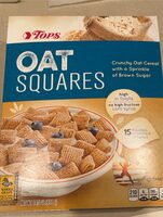 Crunchy oat squares cereal with a sprinkle of brown sugar