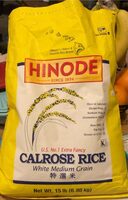 Calrose Rice White Med Grain