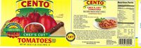 Cento, chef's cut tomatoes with basil leaf