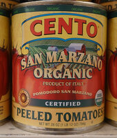 San Marzano Organic Certified Peeled Tomatoes