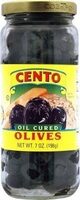 Oil cured black olives