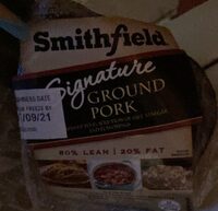 Ground pork