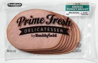 Prime fresh smoked turkey breast lunchmeat