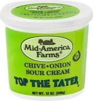 "THE ORIGINAL" TOP THE TATER Sour Cream Dip Chive Onion