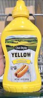 Old style yellow mustard