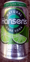 Key Lime Twist Natural Cane Soda