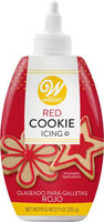 Red cookie icing