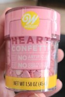 Wilton Heart Confetti Sprinkles