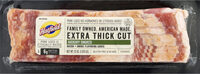 Extra thick cut triple smoked bacon hickory