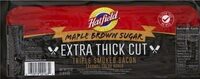 Extra thick cut triple smoked bacon maple brown sugar