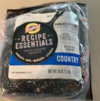Fresh ground sausage