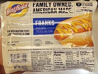 Franks made with chicken and pork