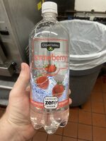 Clover valley, sparkling water, strawberry, strawberry