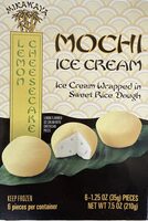 Mochi Ice Cream Lemon Cheesecake