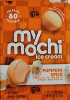 Mochi ice cream pumpkin spice