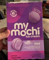 Ube flavored mochi