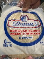 Regular Flour Press Tortillas