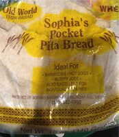 Sophias pocket pita bread