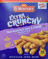 Taco Seasoned Beef & Cheese Taquitos