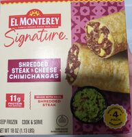 Shredded Steak & Cheese Chimichangas