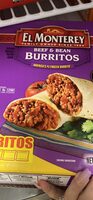 Beef & Bean Burritos