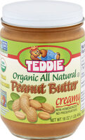 Organic All Natural Peanut Butter creamy