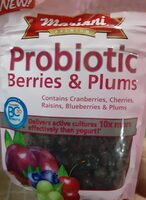 Premium probiotic berries & plums