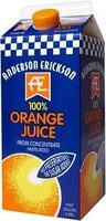 100% Juice From Concentrate