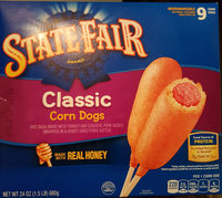 Classic corn dogs made with real honey