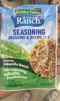 Seasoning dressing & recipe pack - creamy jalapeno ranch