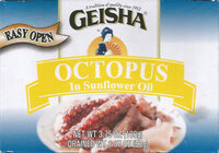 Octopus in sunflower oil
