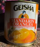 Mandarin Oranges, Whole Segments in Light Syrup