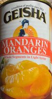 Mandarin Oranges, Whole Segments in Light Syrup