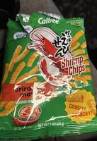 Shrimp chips, Sriracha mayo