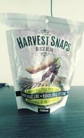 Flavored black bean crisps