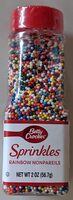 Rainbow Nonpareils Sprinkles