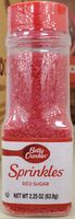 Red Sugar Sprinkles