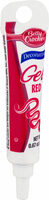 Red writing gel