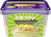 Pineapple banana whip spoonable smoothies