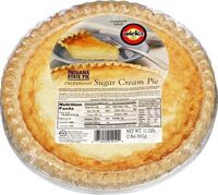 Wick's old fashioned sugar cream pie